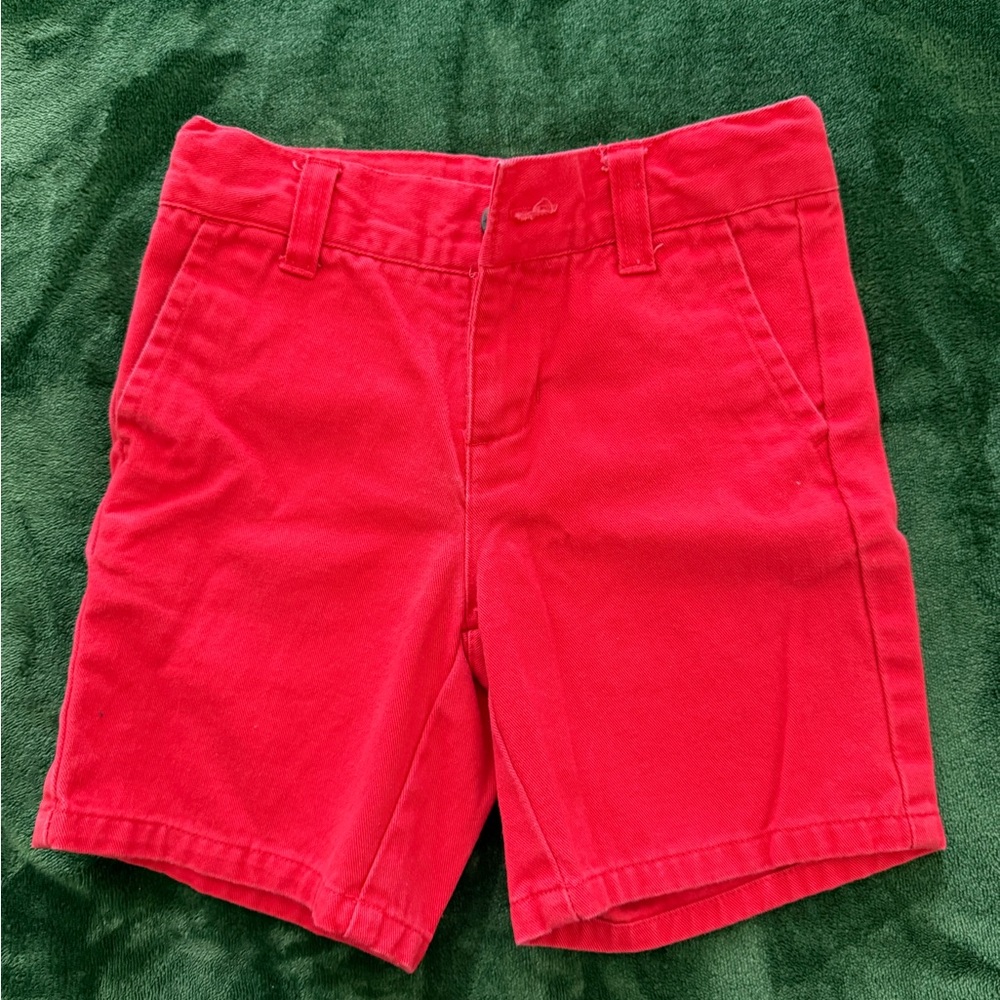 Janie and Jack Red Kids Shorts